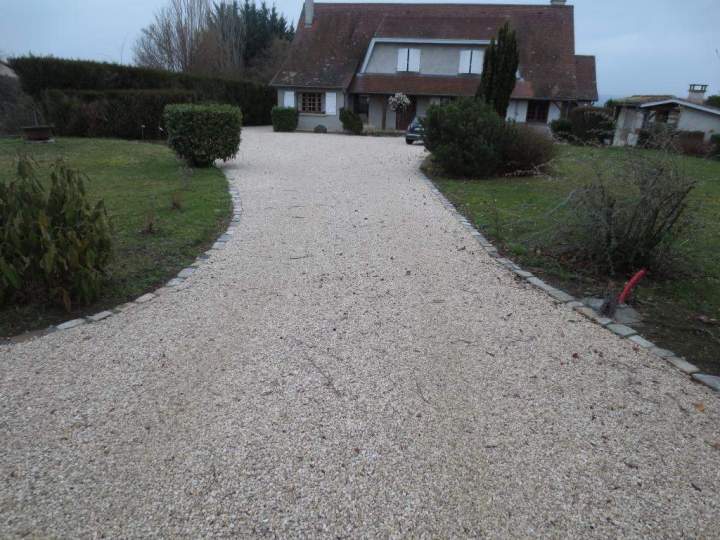 Création d'allée Bouzel