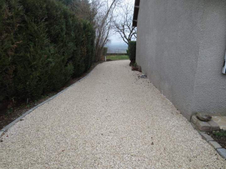 Création d'allée Bouzel